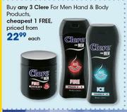 Clere For Men Hand And Body Products-Each