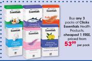 Clicks Essentials Health Products-Per Pack