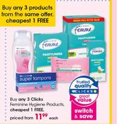 Clicks Feminine Hygiene Products-Each