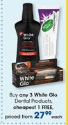 White Glo Dental Products-Each