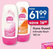 Gyna Guard Intimate Wash-140ml Each
