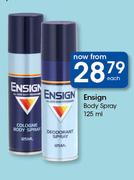 Ensign Body Spray-125ml Each