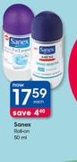 Sanex Roll-On-50ml Each