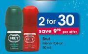 Brut Men's Roll-on-2 x 50ml