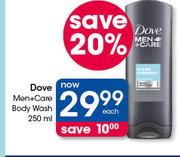 Dove Men+Care Body Wash-250ml Each