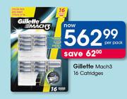 Gillette Mach3 16 Catridges
