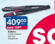 1BaByliss Crystal DigiCurl Staraightener-Each