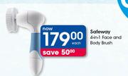 Safeway 4-In-1 Face And Body Brush-Each