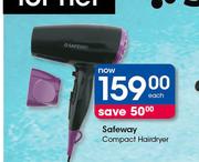 Safeway Compact Hairdryer-Each