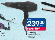 1Safeway 2000 Watt Prostyle Hairdryer-Each