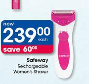 Safeway Rechargeable Women's Shaver-Each
