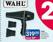 Wahl 2000 Watt Professional AC Hairdryer-Each