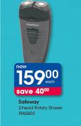 Safeway 2 Head Rotary Shaver PIA5403-Each