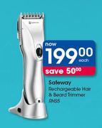 0Safeway Rechargeable Hair & Beard Trimmer RHS5-Each
