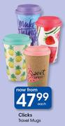 Clicks Travel Mugs-Each