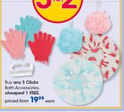Clicks Bath Accessories-Each