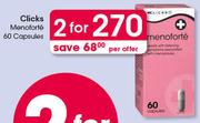 Clicks Menforce Capsules-2X60's