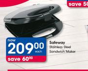Safeway Stainless Steel Sandwich Maker-Each