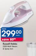 Russell Hobbs 2200 Watt Steam & Spray Iron-Each