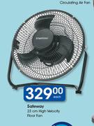 0Safeway 23cm High Velocity Floor Fan-Each