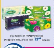 Twinsaver Tissues-Per Pack