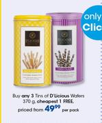  D'Licious Wafers-370g Per Pack
