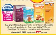 Clicks Supplements For Children-Per Pack