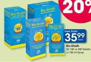 Bio-Strath Tablets 20's/100's/300's Or Syrup 100ml-Each
