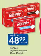 Rennie Digestive Products 48's Or 96's-Per Pack