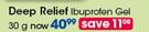 0Deep Relief Ibuprofen Gel-30g Each