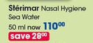 Sterimar Nasal Hygiene Sea Water-50ml Each