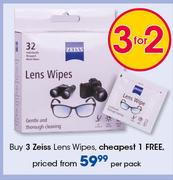 Zeiss Lens Wipes-Per Pack