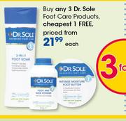 Special Dr.Sole Foot Care Products-Each 