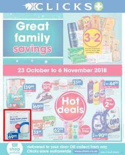 Clicks : You Pay Less (23 Oct - 6 Nov 2018), page 1
