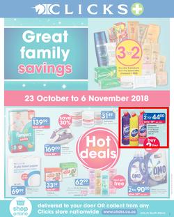 Clicks : You Pay Less (23 Oct - 6 Nov 2018), page 1