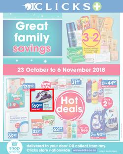 Clicks : You Pay Less (23 Oct - 6 Nov 2018), page 1