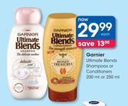 Garnier Ultimate Blends Shampoo Or Conditioners-200ml Or 250ml Each