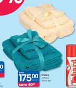Clicks 6-Piece Towel Set-Per Set