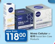 Nivea Cellular Or Q10 Facial Skin Care Products-Each