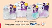 Avent Soothers-Each