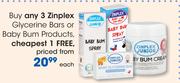 Zinplex Glycerine Bars Or Baby Bum Products-Each
