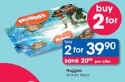 Huggies Baby Wipes-2x56 Per Offer
