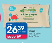 Clicks Eco My Earth Baby Wipes-Per Pack