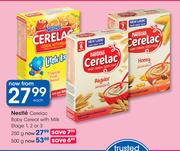 Nestle Cerelac Baby Cereal With Milk Stage 1, 2 Or 3-250g Each