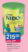 Nestle Nido 3+ Powdered Drink For Growing Children-1.8kg Each