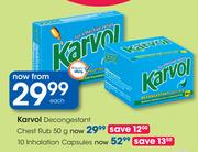 Karvol Decongestant Chest Rub-50g Each