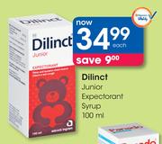 Dilinct Junior Extectorant Syrup-100ml Each
