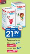 Panado Syrup-50ml Each