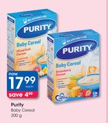 Purity Baby Cereal-200g Each