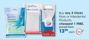 Clicks Floss Or Interdental Products-Each